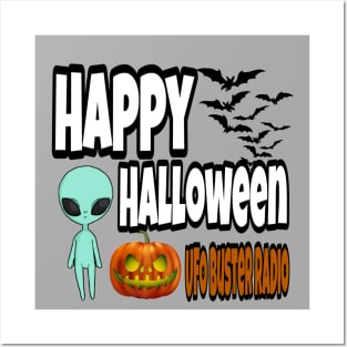 UFO Buster Radio - Alien Halloween Posters and Art